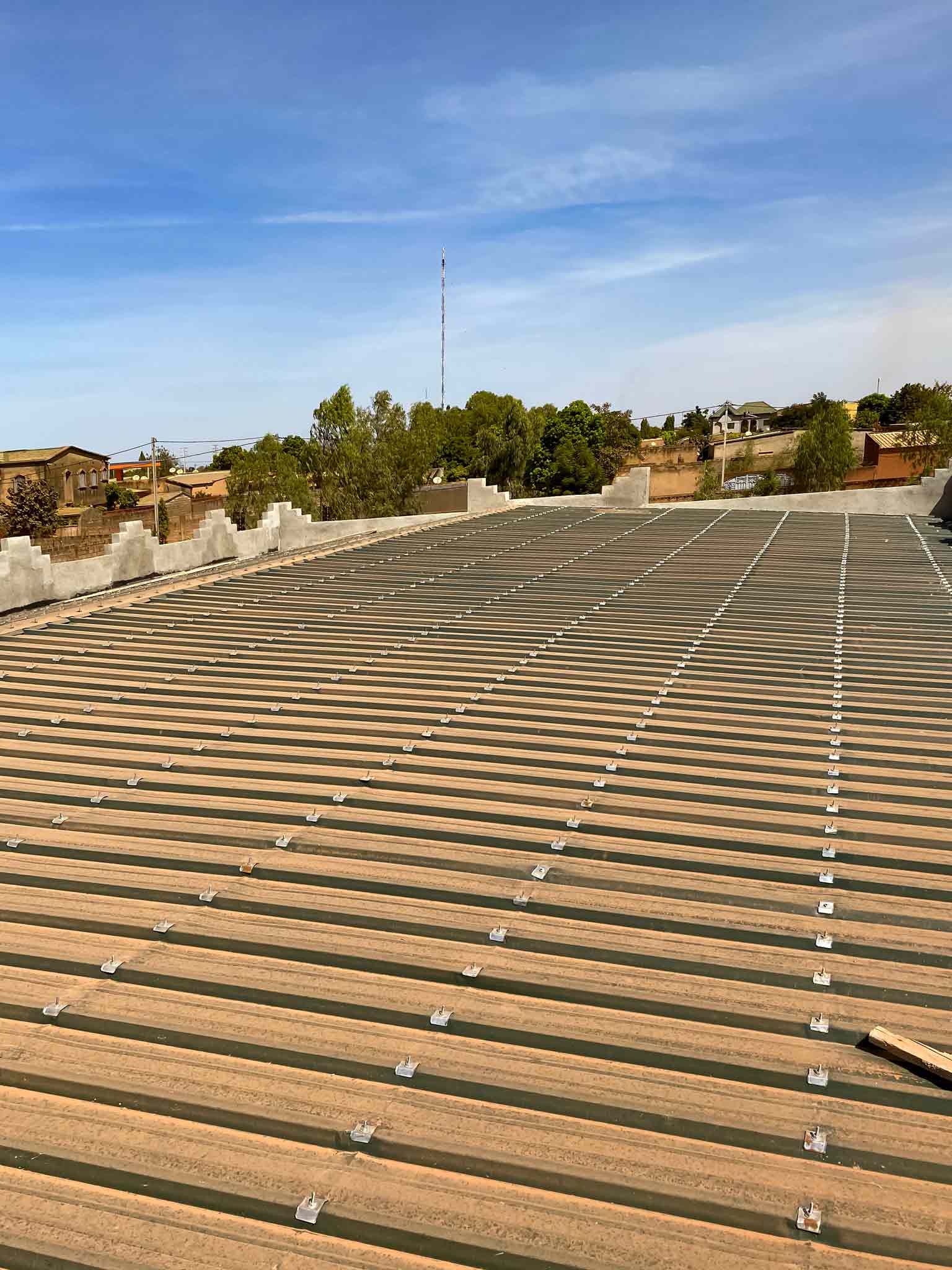 Vorbereitung Photovoltaikanlage Installation Burkina Faso